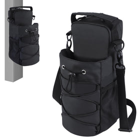 TXIYEAN magnetic golf bottle bag mount on a cart for hands-free access
