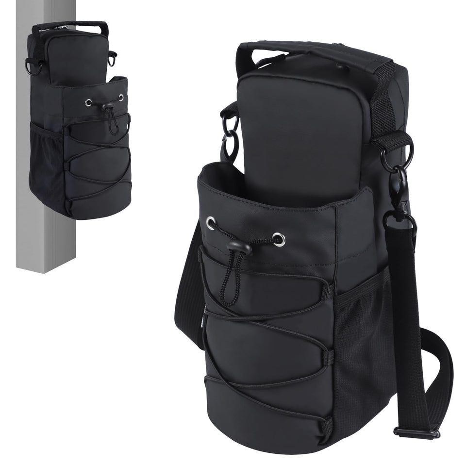 TXIYEAN magnetic golf bottle bag mount on a cart for hands-free access