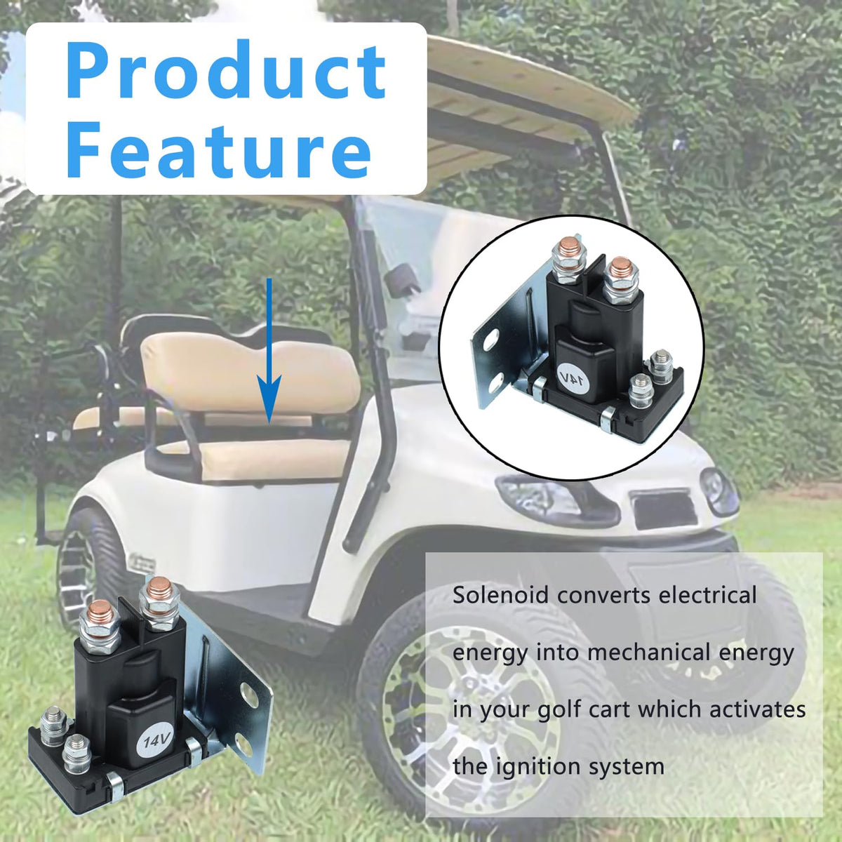 TXRXIZ 4-terminal solenoid assembly for durable performance.