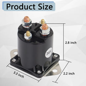 TXRXIZ installation-ready solenoid shown for clean golf cart upgrades