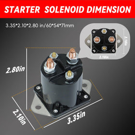 TXRXIZ solenoid assembly with nuts and washers enables easy secure installation.