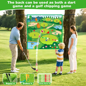 TYRRDE sticky golf balls for safe, wall-friendly chipping practice indoors and outdoors.