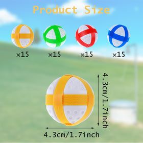 Ubamdom red mini sticky golf ball in vibrant color set for easy target spotting