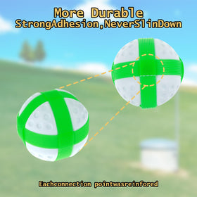 Ubamdom 60-pack sticky balls displayed for family game night