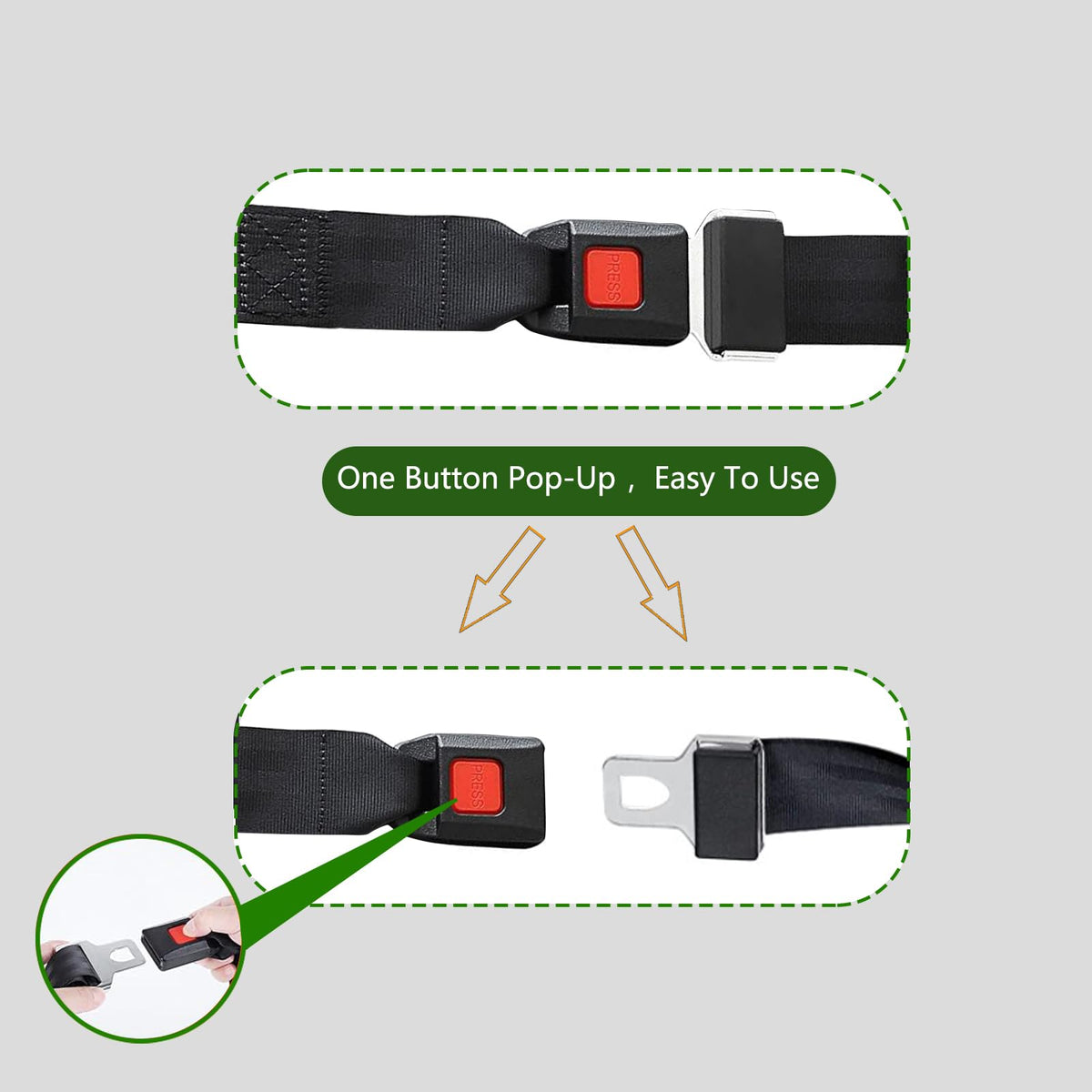 UBasic two belts and installation screws included for quick setup