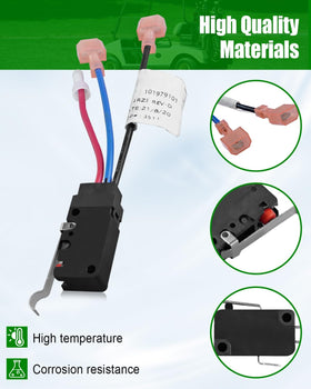 ULZOZN forward reverse switch with wires ensures quick wiring and easy installation