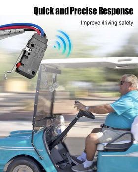 Two-prong switch included for versatile Club Car setups and reliable actuation