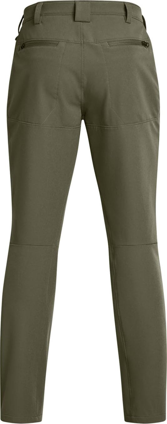 Under Armour Alpha Flat Front Pant side view highlighting durable fabric for all day activity