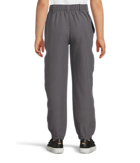 Under Armour Boys Matchplay Joggers in Castlerock, back view showing elastic cuffs