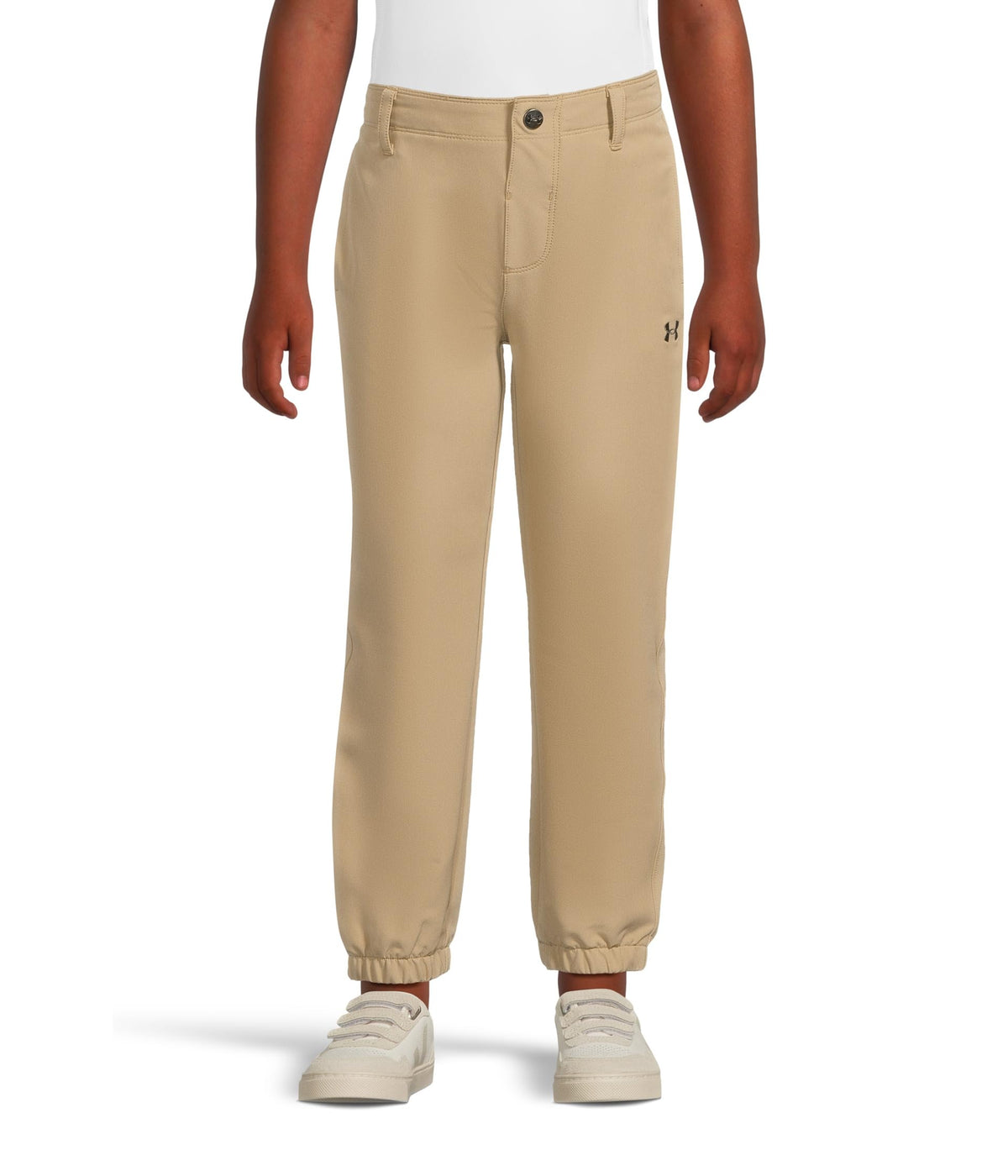 Under Armour Matchplay Joggers for boys, front view, ideal for everyday active wear.