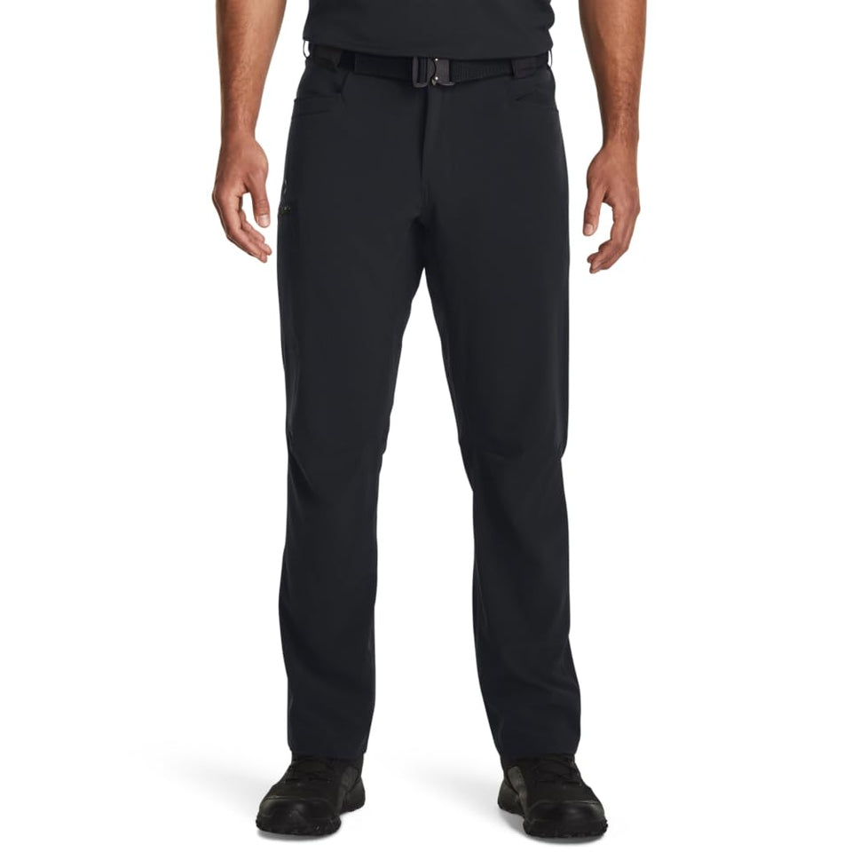 Under Armour Defender Pants front view showing water-repellent fabric and streamlined fit.
