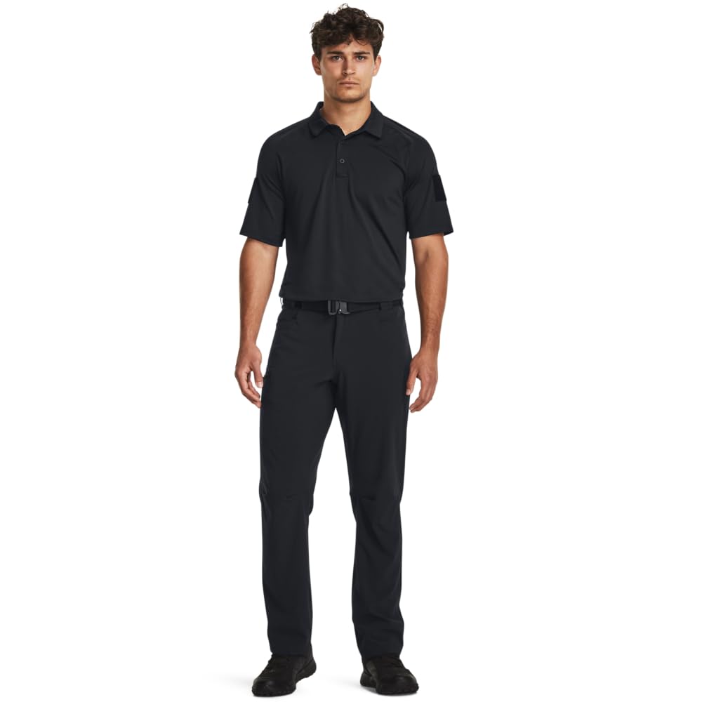 Under Armour Defender Pants side view highlighting mobility with 4-way stretch and quick-dry design.