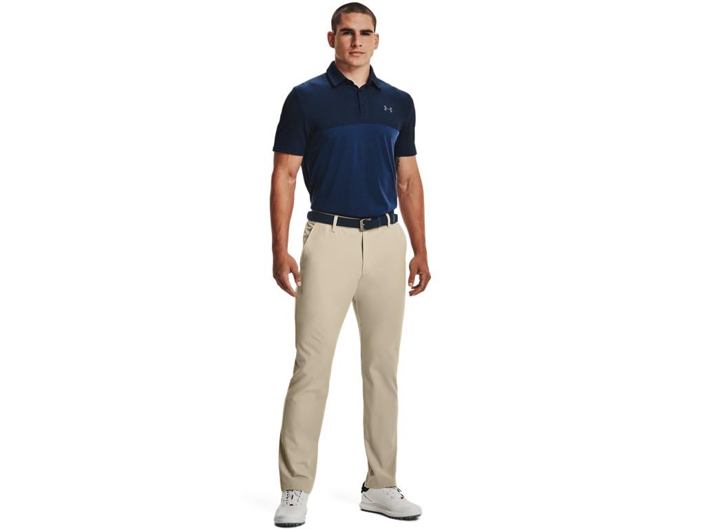 Under Armour Drive Pants back view displays tailored silhouette and durability.