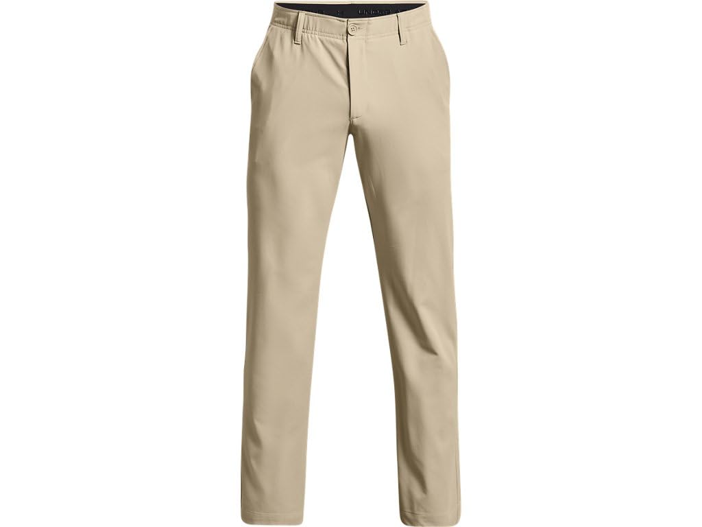 Under Armour Drive Pants folded for compact packing on trips.