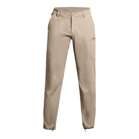Under Armour Fish Hunter 2.0 pants waistband detail reveals reinforced belt loops for durability.