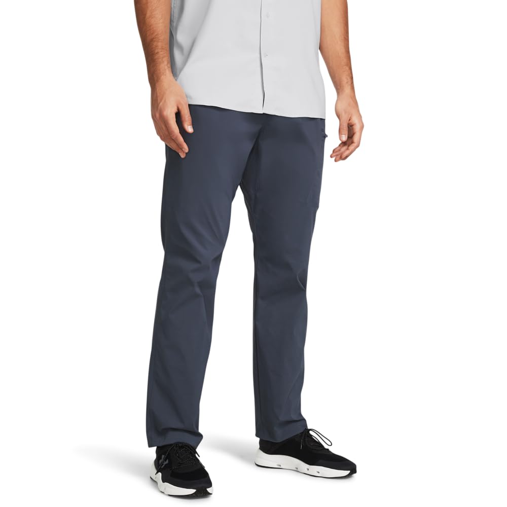 Under Armour Fish Hunter 2.0 pants showing water-repellent finish for quick-dry protection.