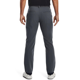 Under Armour Matchplay pants in pitch gray, side pocket view for secure golf essentials.