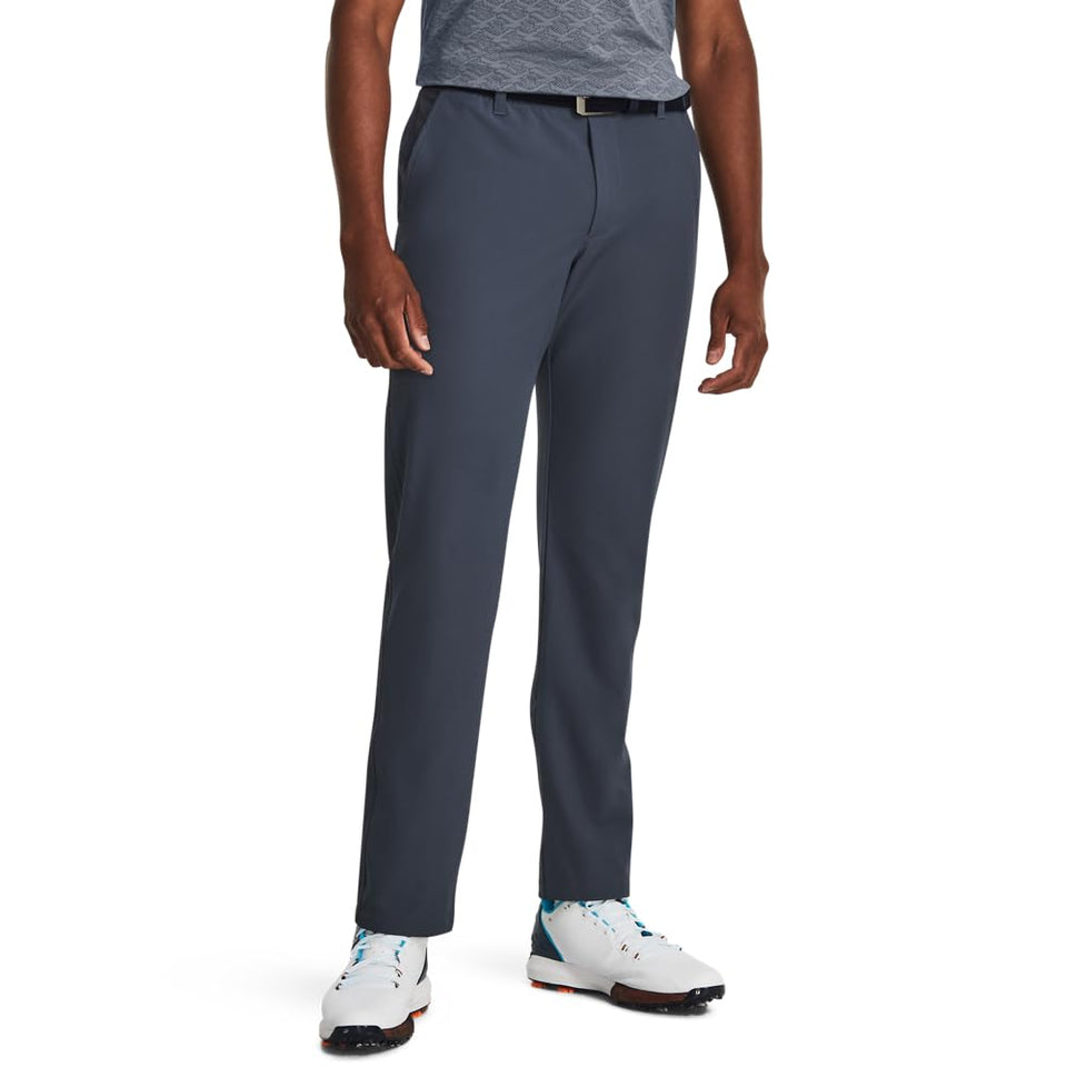 Under Armour Drive Tapered Pants front view showing tapered fit for dynamic movement