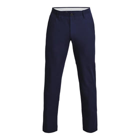 Under Armour men's golf pants 410 Midnight Navy side logo for brand visibility