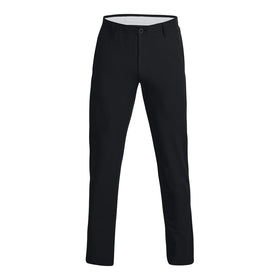 Under Armour Men's Golf Pants seam stitching in black, flexible design for smooth swings.