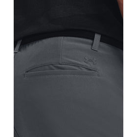Close-up fabric texture on Under Armour Pitch Gray golf pants