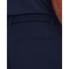 Under Armour golf tapered pants midnight navy folded display for travel readiness