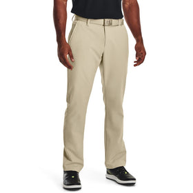 Under Armour Mens Matchplay Pants demonstrate 4-way stretch for unrestricted motion in training.