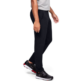 Under Armour Men's Tech Tapered Pants pocket detail—flat-front design with four pockets.