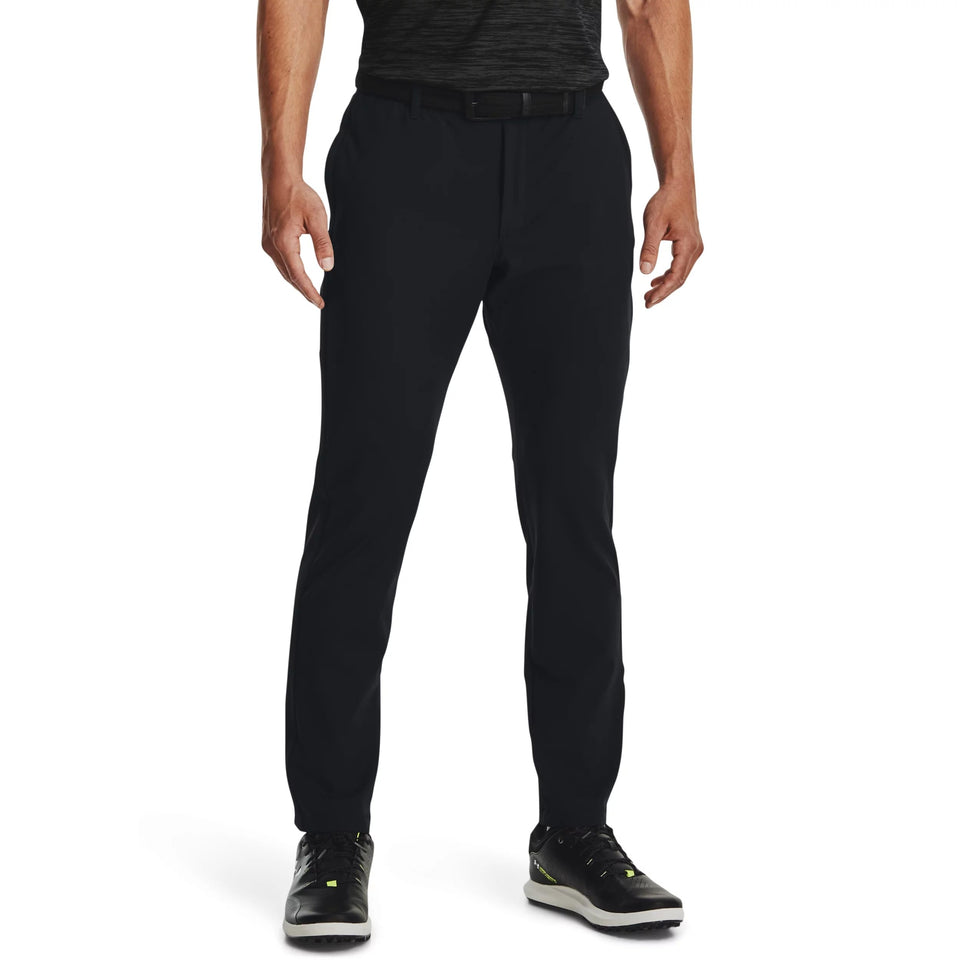 Under Armour Iso-Chill tapered pants front view showing cool-to-the-touch comfort for workouts