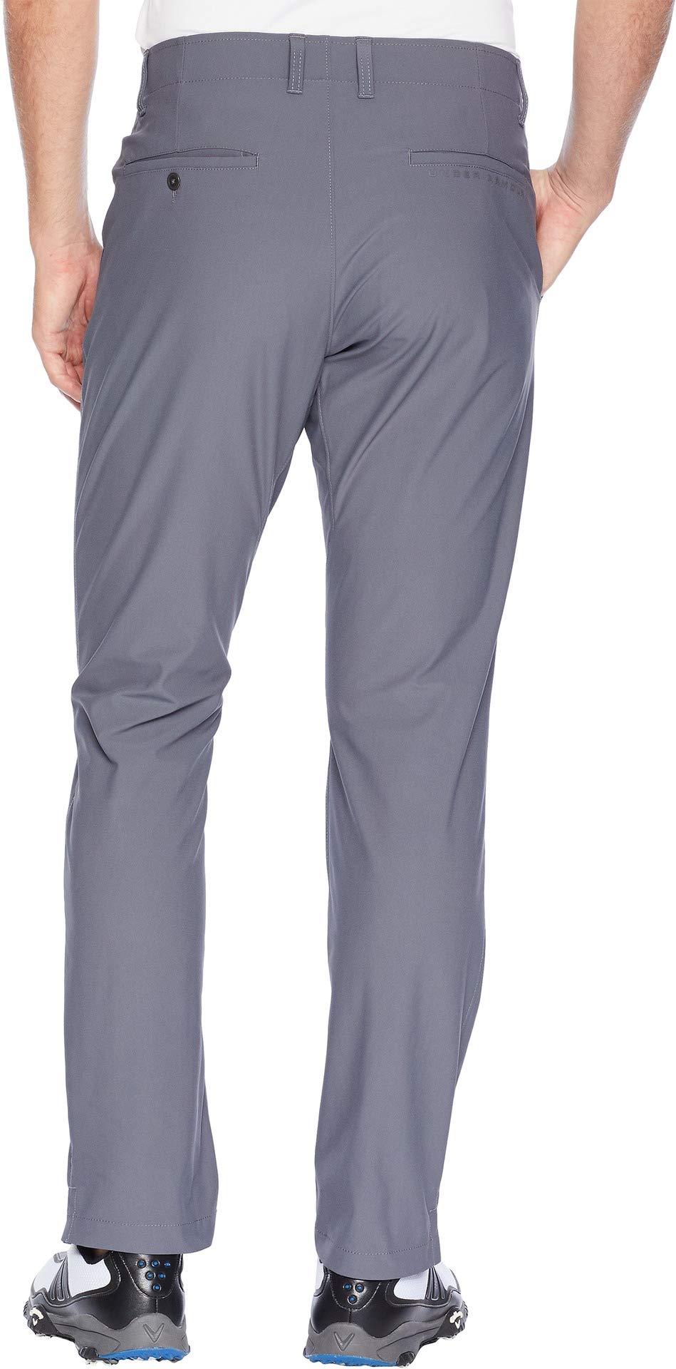Under Armour UA Vanish 32/32 Rhino Gray back view showing stretch waistband.
