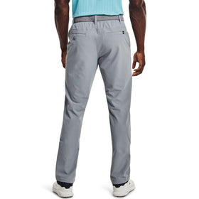 Under Armour Vanish Showdown pants side view; mobility in steel fabric.