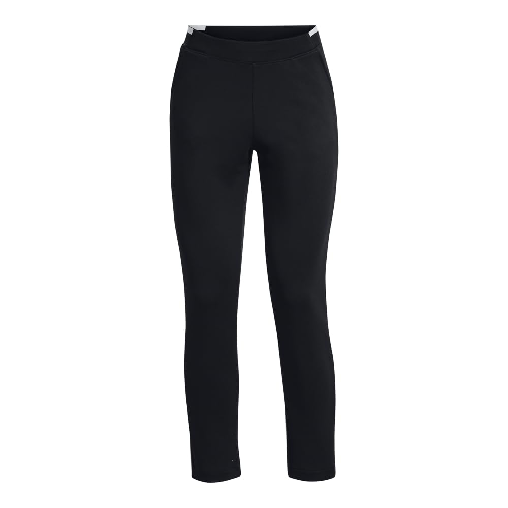 Elastic waistband detail on Under Armour Links Pull-On Pant for comfortable wear.