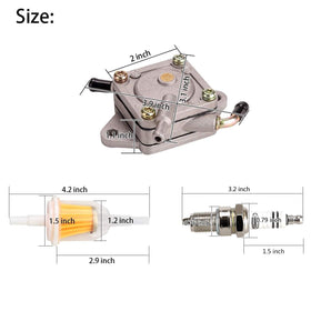 Close-up of Unifizz fuel pump impulse kit component highlighting durable materials.
