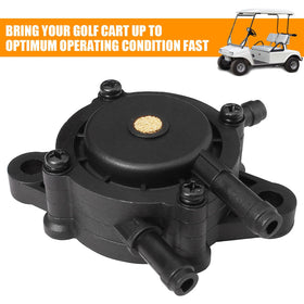 Unifizz fuel pump compatible with Kawasaki FE290/FE350 engines in a cart.