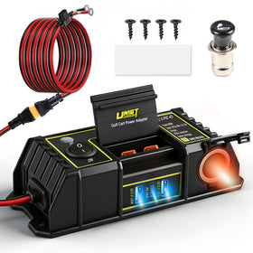 UNIGT golf cart USB charging port front view, ideal for on-course charging.