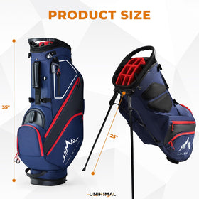 uniHimal 14-way dividers bag interior highlights protective full-length compartments