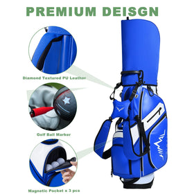 uniHimal 14-way full-length dividers organize clubs precisely.