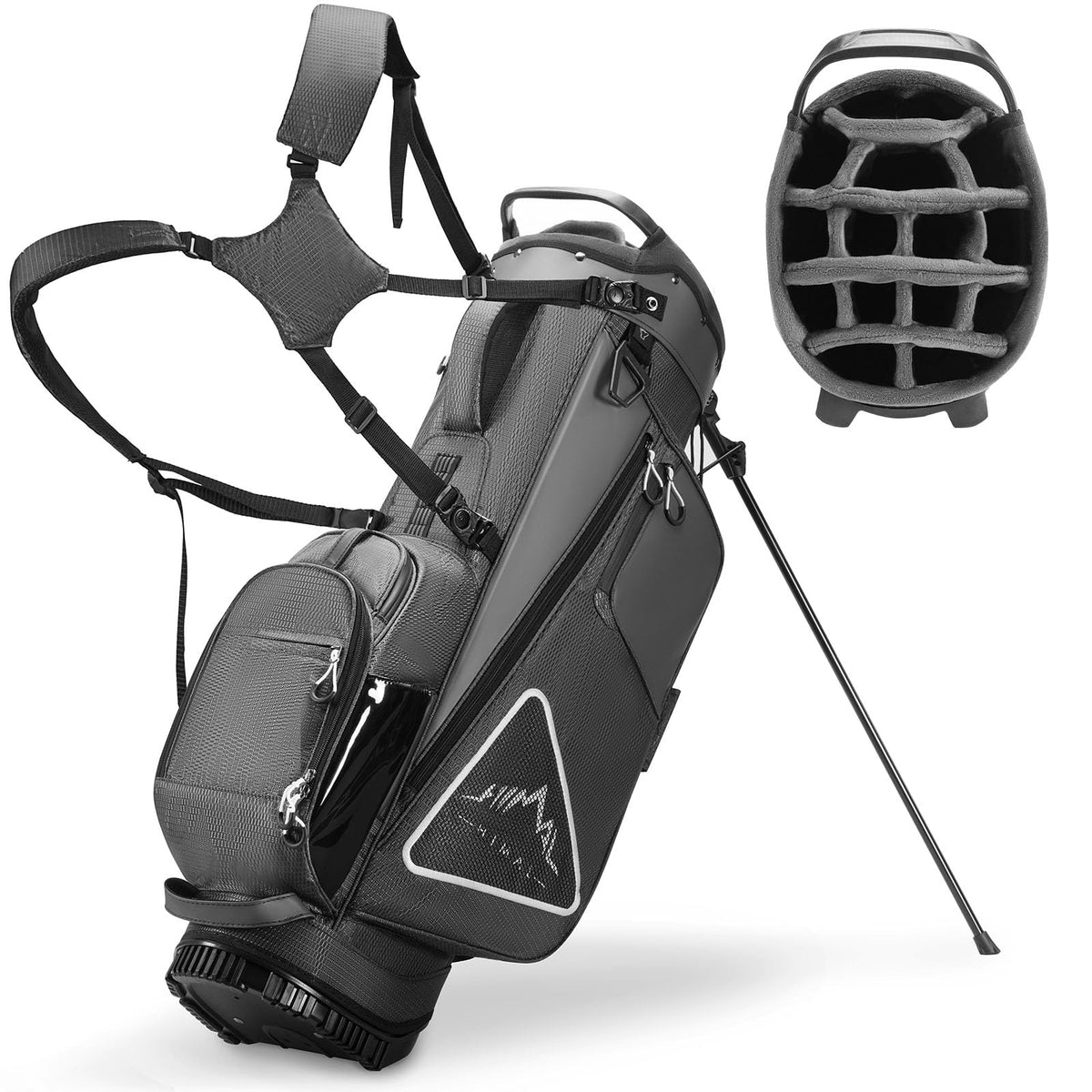 uniHimal 14-Way Top keeps clubs organized and protected during transport