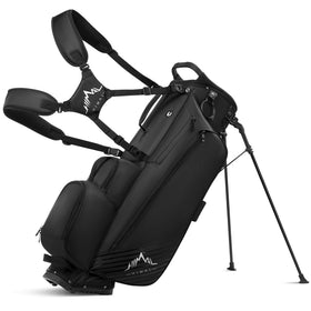 UNIHIMAL 8-Way golf stand bag with full-length dividers keeps clubs organized on the course.