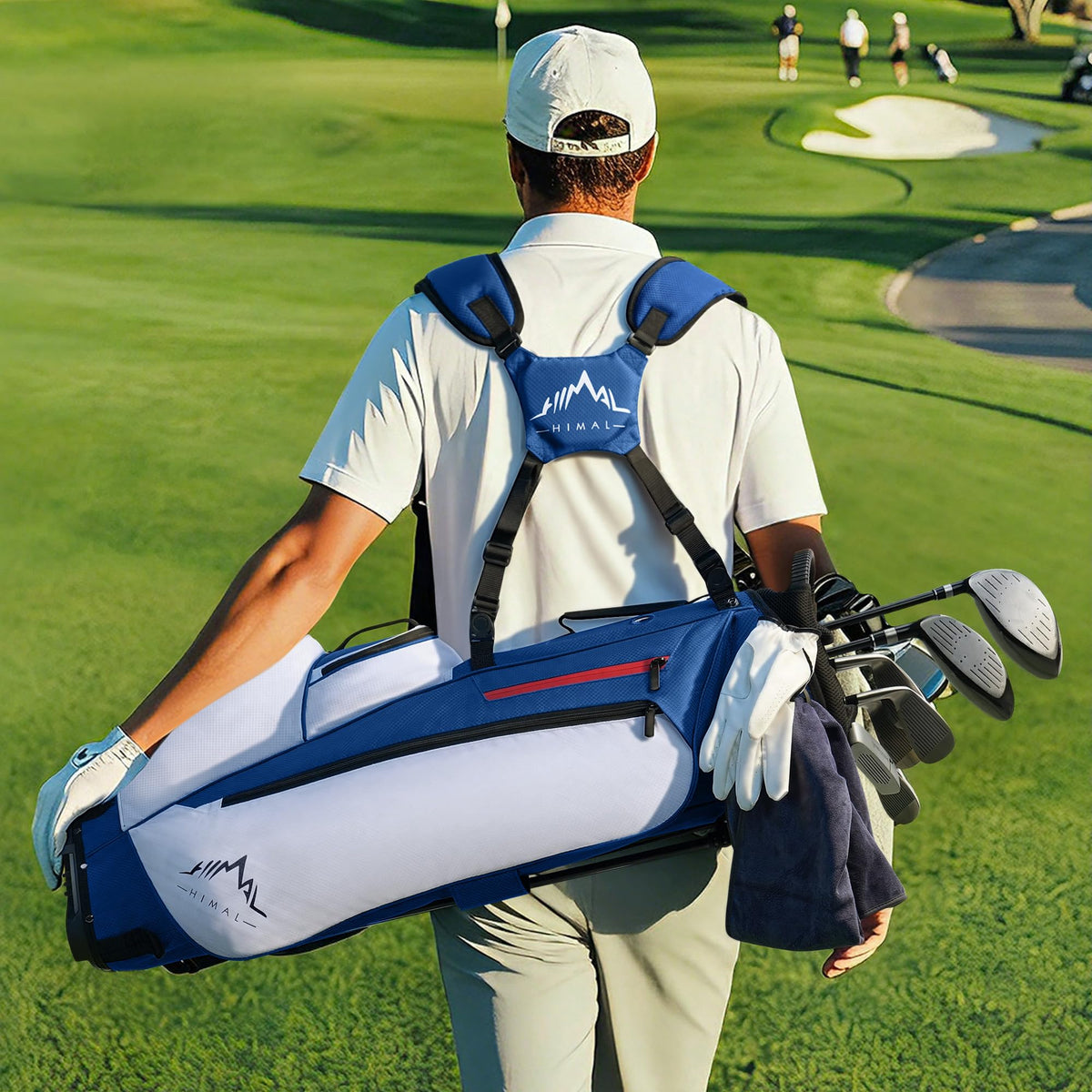 UniHimal bag includes insulated cooler pocket to keep beverages cold