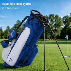 UniHimal golf bag features six pockets for easy access to essentials