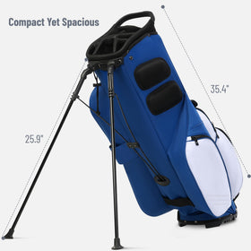 UniHimal built-in umbrella holder keeps gear ready between shots