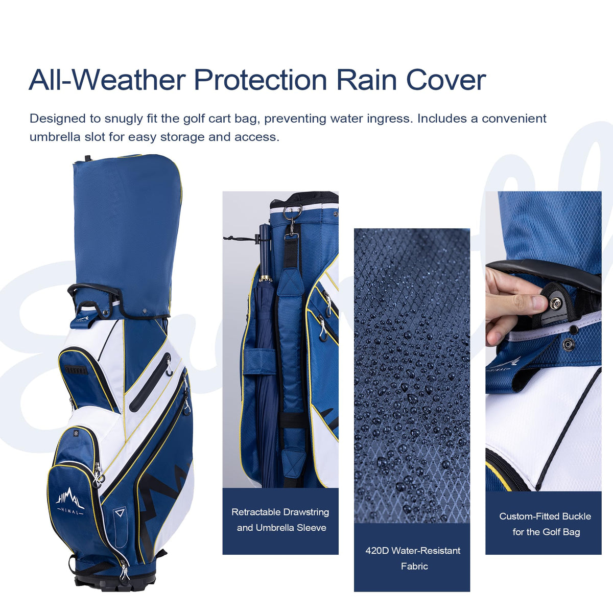 uniHimal abrasion-resistant construction guards clubs through season-long rounds.