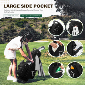 uniHimal cooler pocket keeps beverages at the right temperature on course