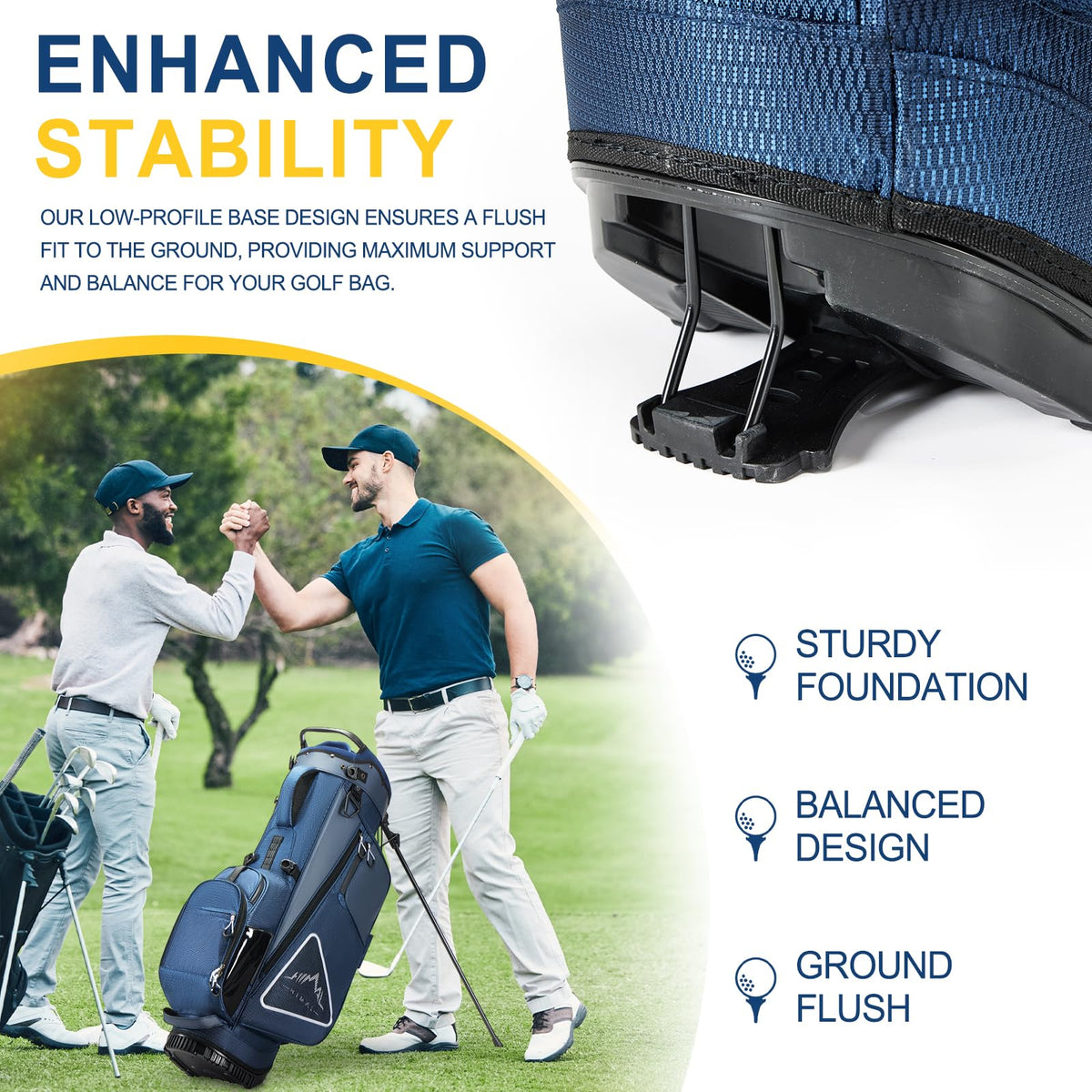 uniHimal front magnetic pocket for quick ball access.