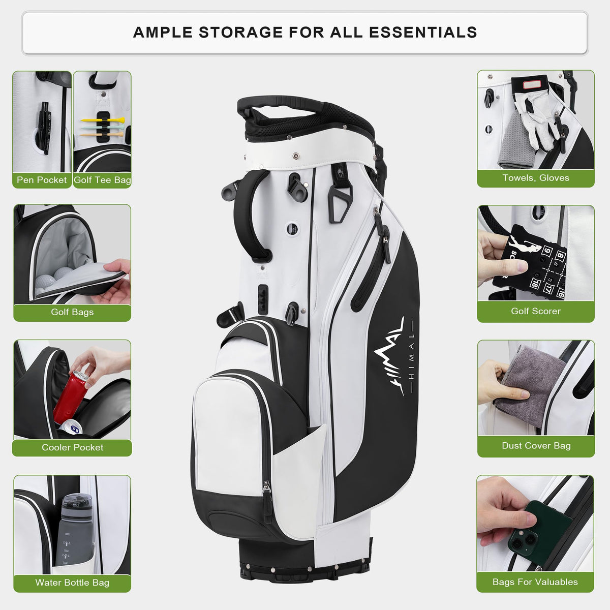 UniHimal insulated cooler pocket preserves drinks and snacks