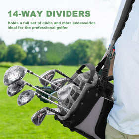 unihimal golf bag interchangeable straps enhance carrying comfort