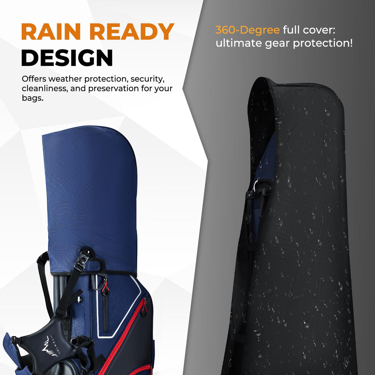 uniHimal umbrella holder and towel ring keep gear organized in any weather