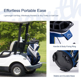 uniHimal bag features sturdy handles for easy lifting and placement.
