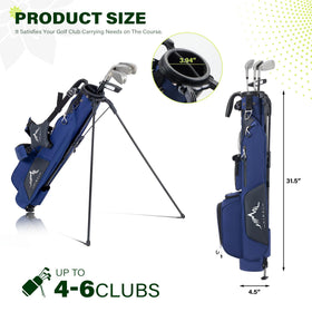 uniHimal Golf Par 3 bag side view highlights lightweight design for effortless carrying